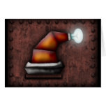 Robo-Santa Hat, greeting card