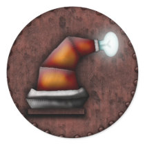 Robo-Santa Hat, sticker