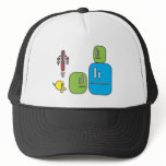 Robo Squares Mesh Hat