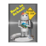 Robo-x9 at the School Bus Stop Post Cards