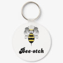 Robobee Bumble Bee Bee-otch Keychain
