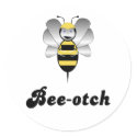 Robobee Bumble Bee Bee-otch Sticker