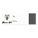 Robobee Bumble Bee Buzz Off Gift Tags