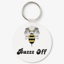 Robobee Bumble Bee Buzz Off Keychain