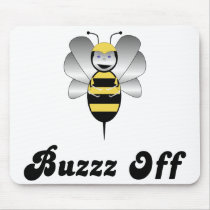 Robobee Bumble Bee Buzz Off Mousepad