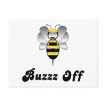 Robobee Bumble Bee Buzz Off Postcard