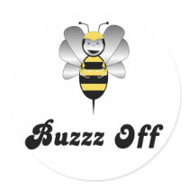 Robobee Bumble Bee Buzz Off Sticker