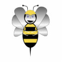 Robobee Bumble Bee Ornament photo sculptures