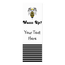 Robobee Bumble Bee Wuzz Up Bookmark business cards by bugspot Robobee Bumble Bee Wuzz Up Bookmark business cards