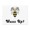 Robobee Bumble Bee Wuzz Up? Postcard