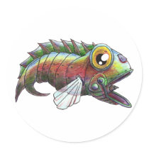 Robofish Sticker