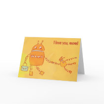 Robomama Mother's Day Greeting Cards