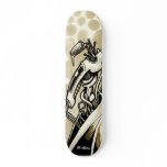 Robomic Board Brown & Black Skateboard Decks