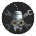 RoboPirates stickers by willlapuerta RoboPirates stickers