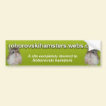Roborovskihamsters - Bumper sticker 2 bumper stickers