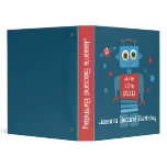 Robot 2nd Birthday Keepsake Photo Binder