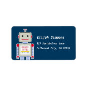 Robot Address Labels label