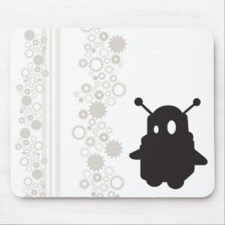Robot and Gears Mousepad