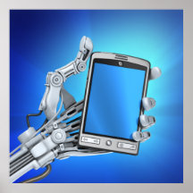 Robot and PDA Poster