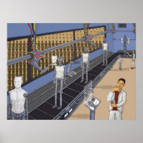 Robot Assembly Posters