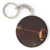 Robot Attack 2 Keychain