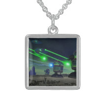 Robot Attack Custom Necklace