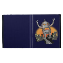 Robot Attack iPad Folio Cases