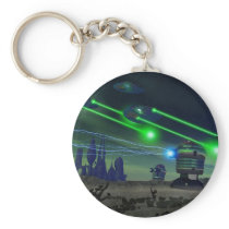 Robot Attack Keychain