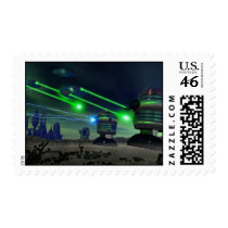 Robot Attack Postage postage by MDKgraphics Robot Attack Postage postage