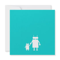 Robot Baby Shower Invitation