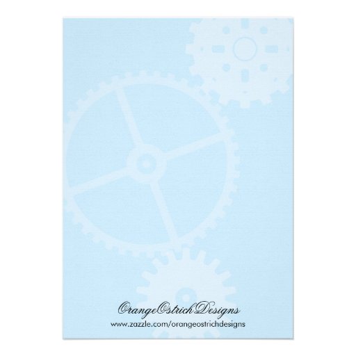 Robot Baby Shower Invitations  |  Boy
