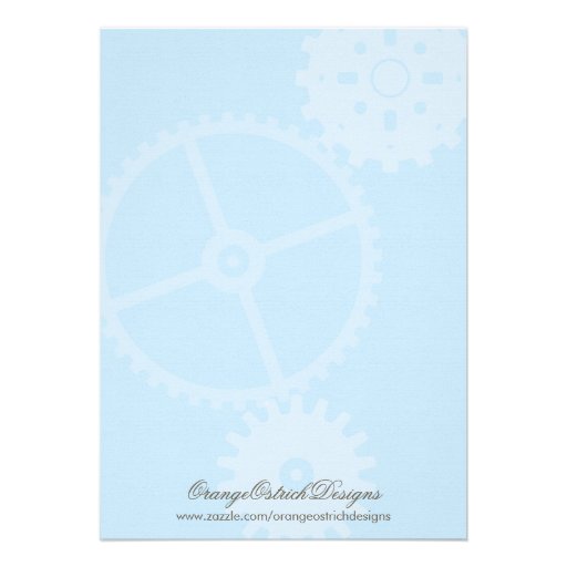 Robot Baby Shower Invitations  |  Boy