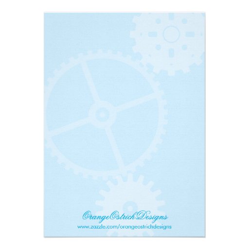 Robot Baby Shower Invitations  |  Boy