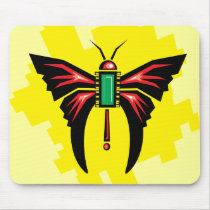 Robot Butterfly Hi-Tech Mousepad