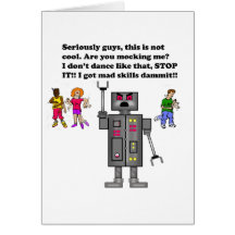 robot, card