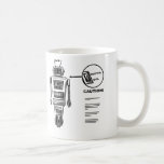 Robot Caution Mug