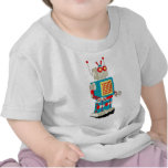 Robot character cartoon tshirt