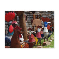 Robot Chicken by JLH Post Cards