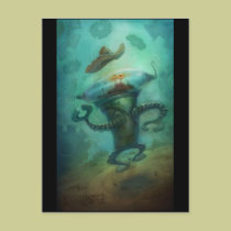 Robot Cowboy postcards by woodyrye Robot Cowboy postcards