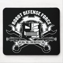 Robot Defense Force Mousepad by strk3 Robot Defense Force Mousepad