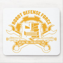Robot Defense Force Mousepad