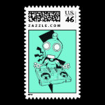robot dj stamps
