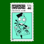 robot dj postage