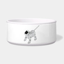 Robot Dog pet bowls