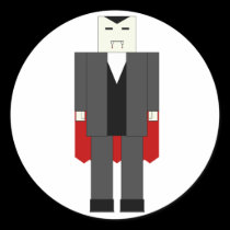 Robot Dracula stickers