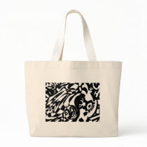 "Robot Dreams" Abstract Tote Bag by RLMdesignes "Robot Dreams" Abstract Tote Bag