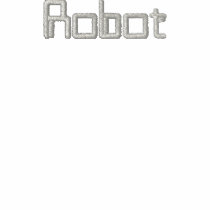 Robot embroidered shirts