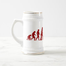 Robot Evolution of man into robot Coffee Mugs