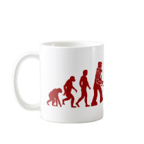 Robot Evolution of man into robot mugs by strk3 Robot Evolution of man into robot mugs