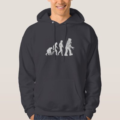 Robot Evolution - Our new Robot Overlords Hooded Sweatshirt